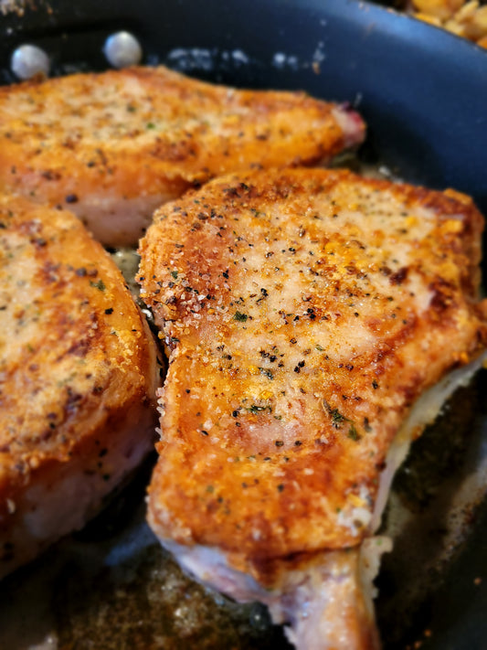 Thick Cut 10oz Bone-In Pork Chops (4 Pack)