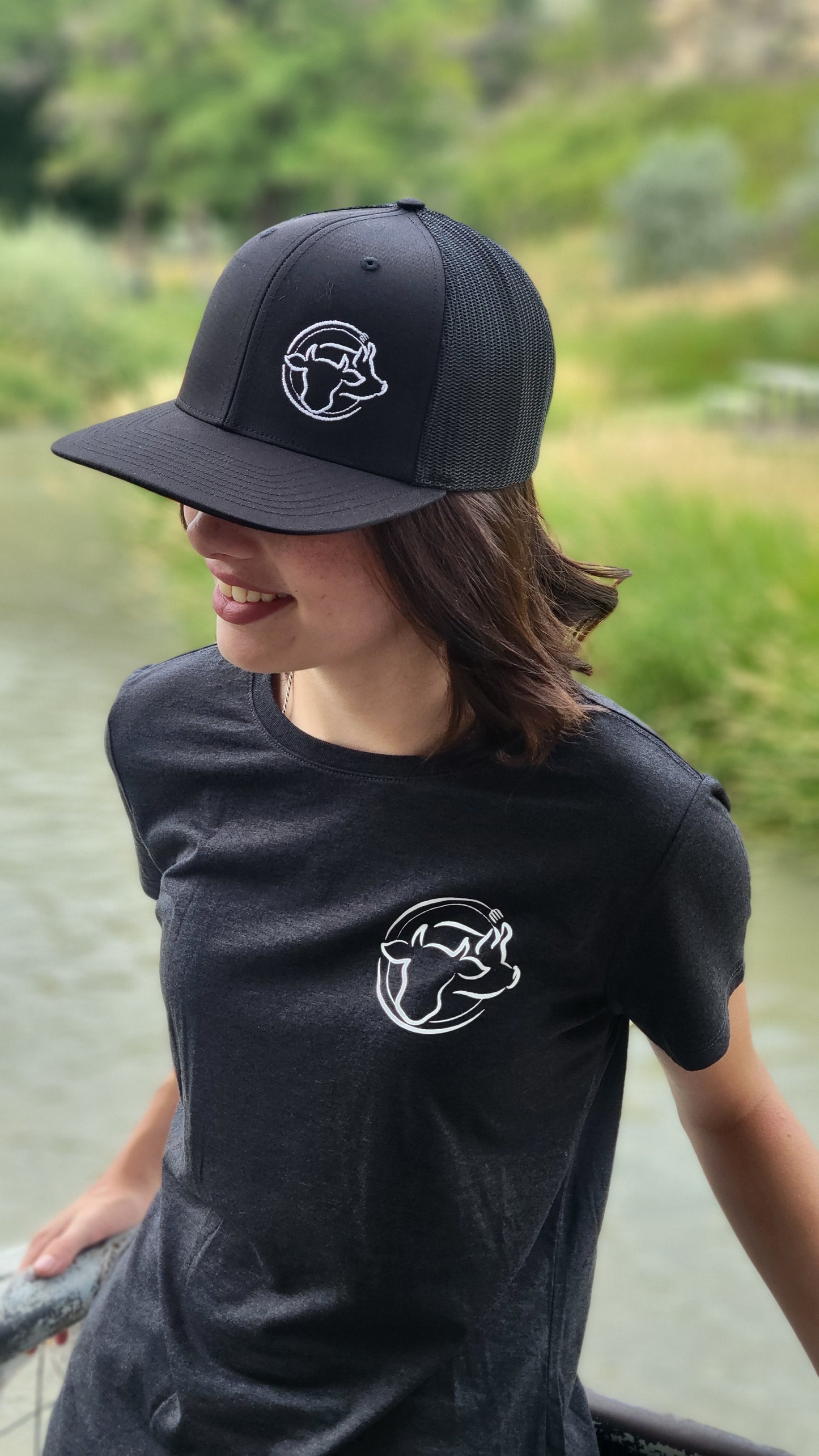Black Cows Matter Women's Cut shirt