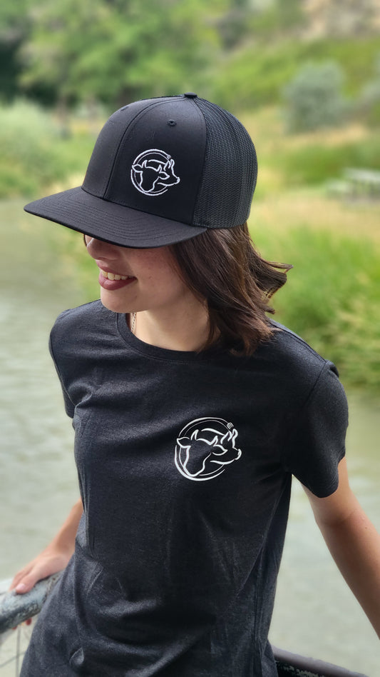 Solid Black cap (one Size)