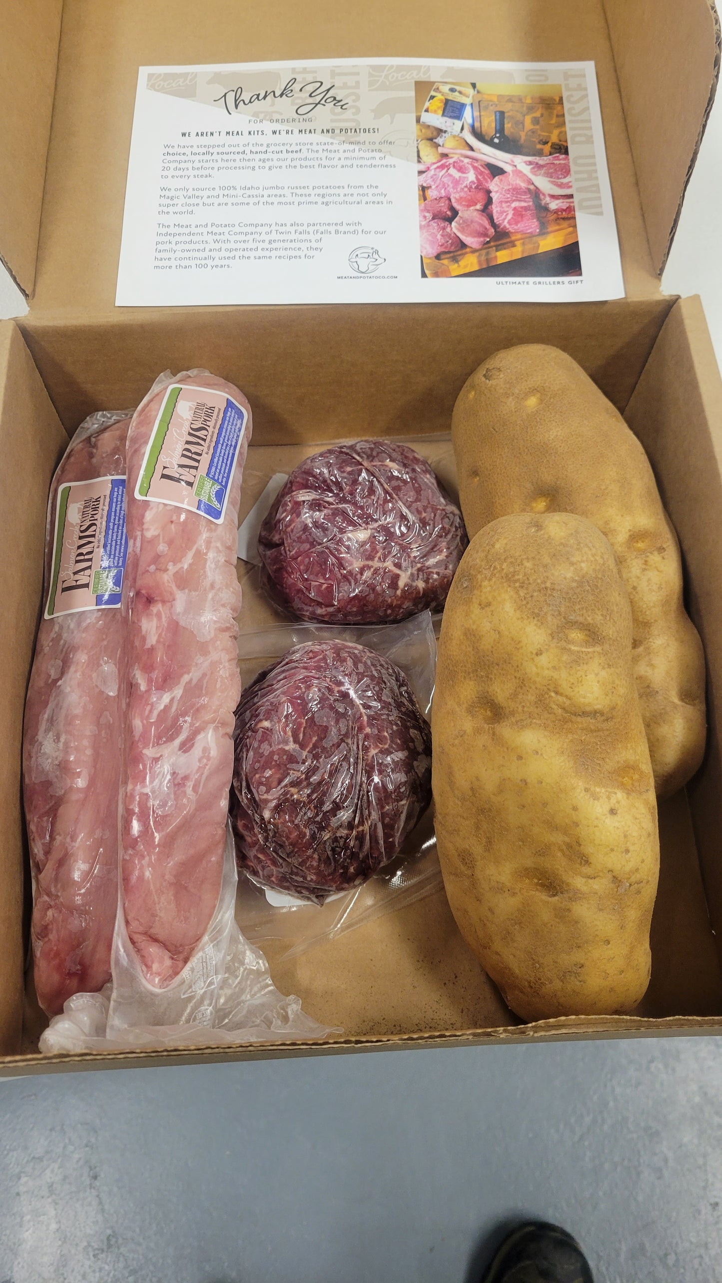 Sirloins and Pork Tenderloin Gift Box