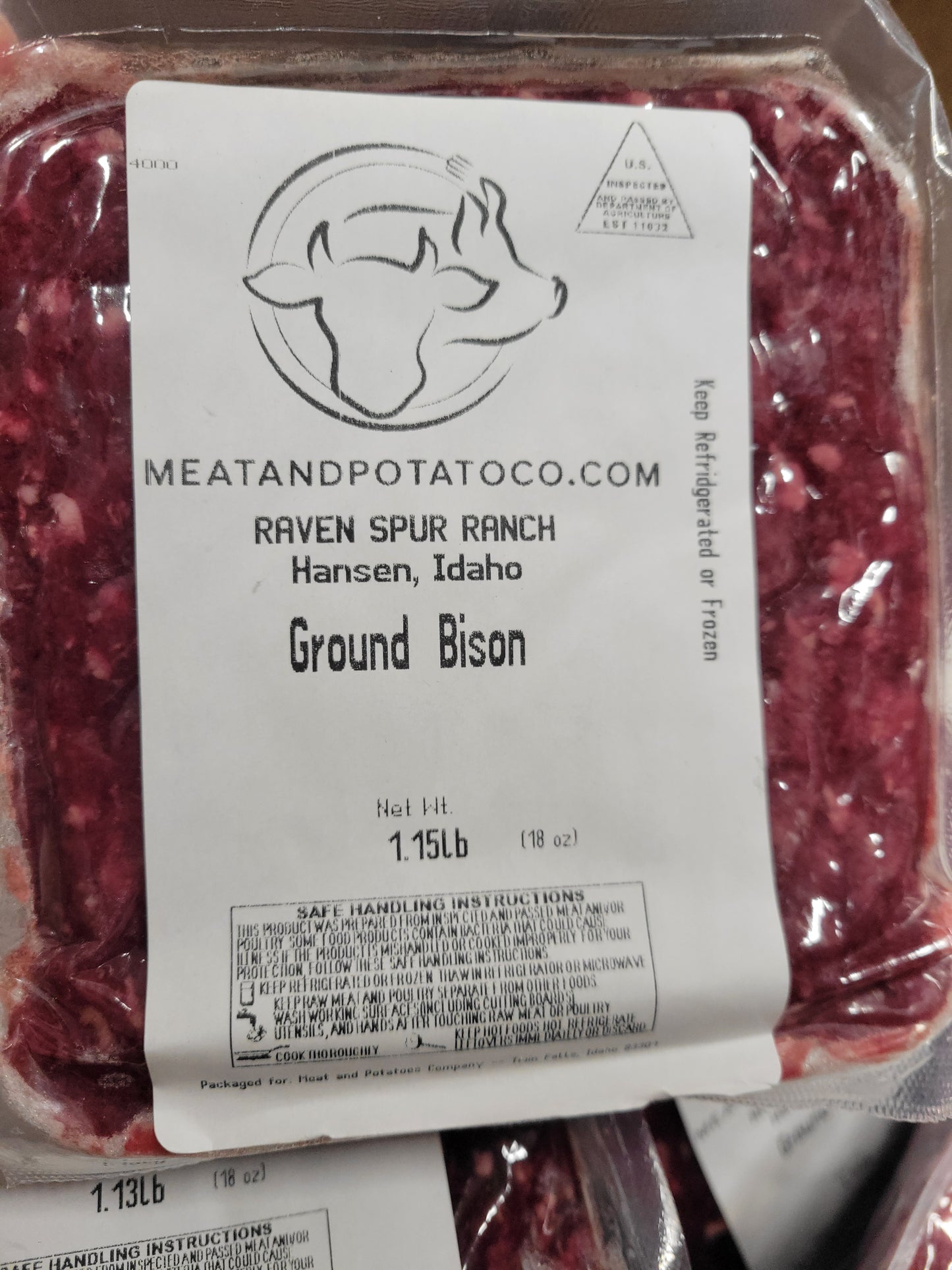 Bison "Comfort food" Package