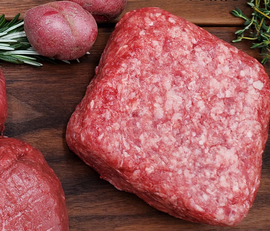 one pound packages of lean ground chuck.