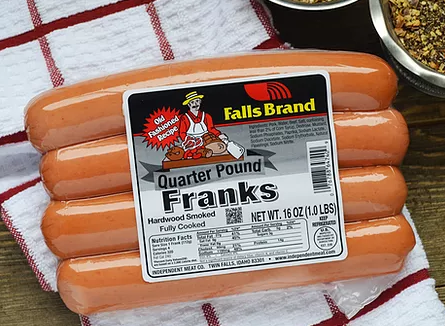 Falls Brand Quarter pound Franks