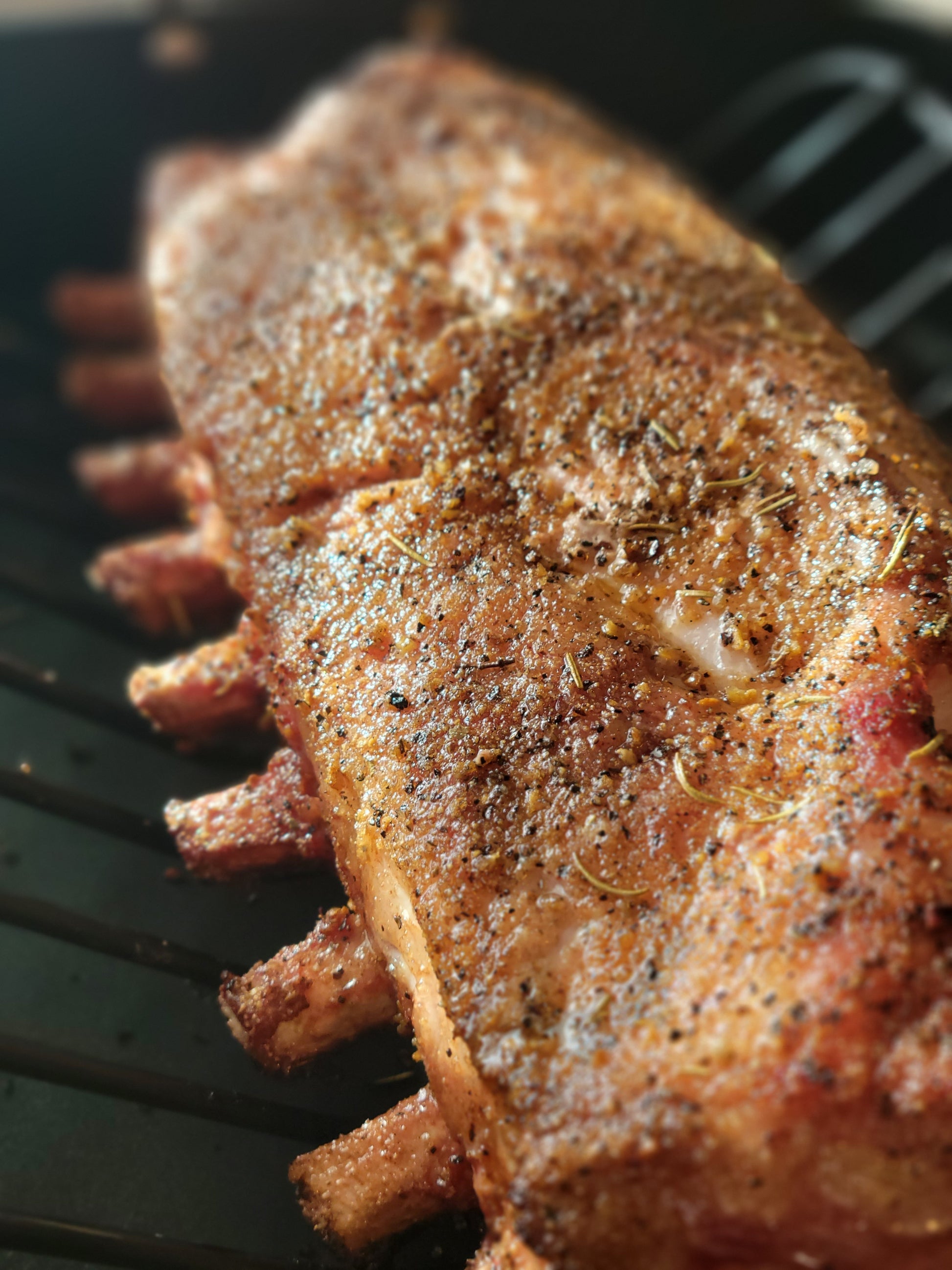 Prime rib of pork  frenched bone rack