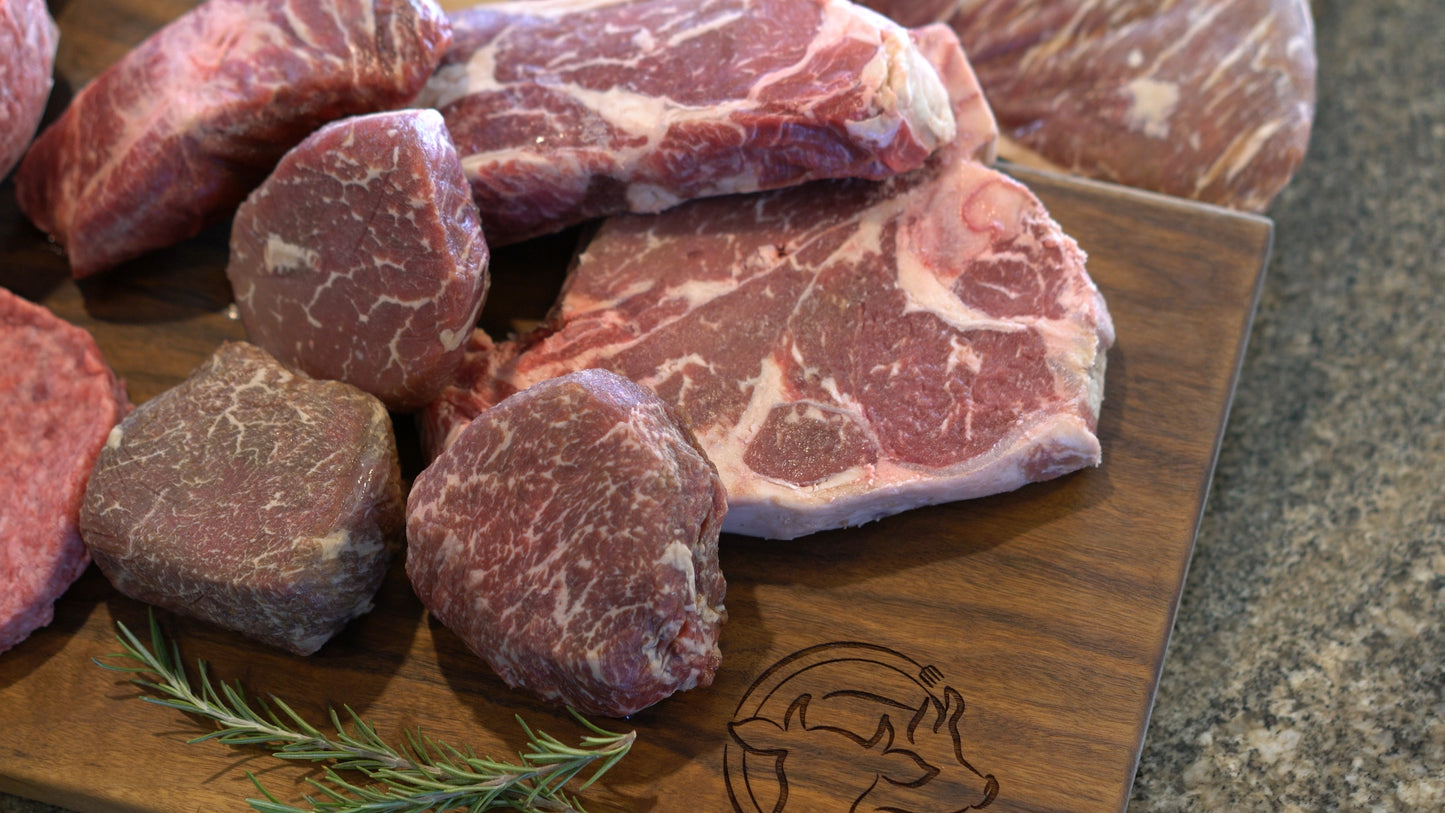 Angus Thick Cut half Pound Sirloin Steaks (4 Pack)