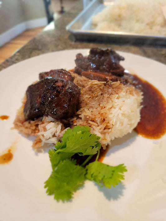 Bison Short Ribs Asian Style