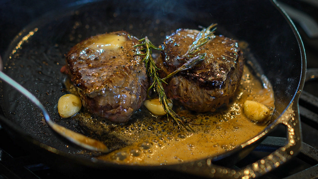 The perfect pan seared top sirloin steak.