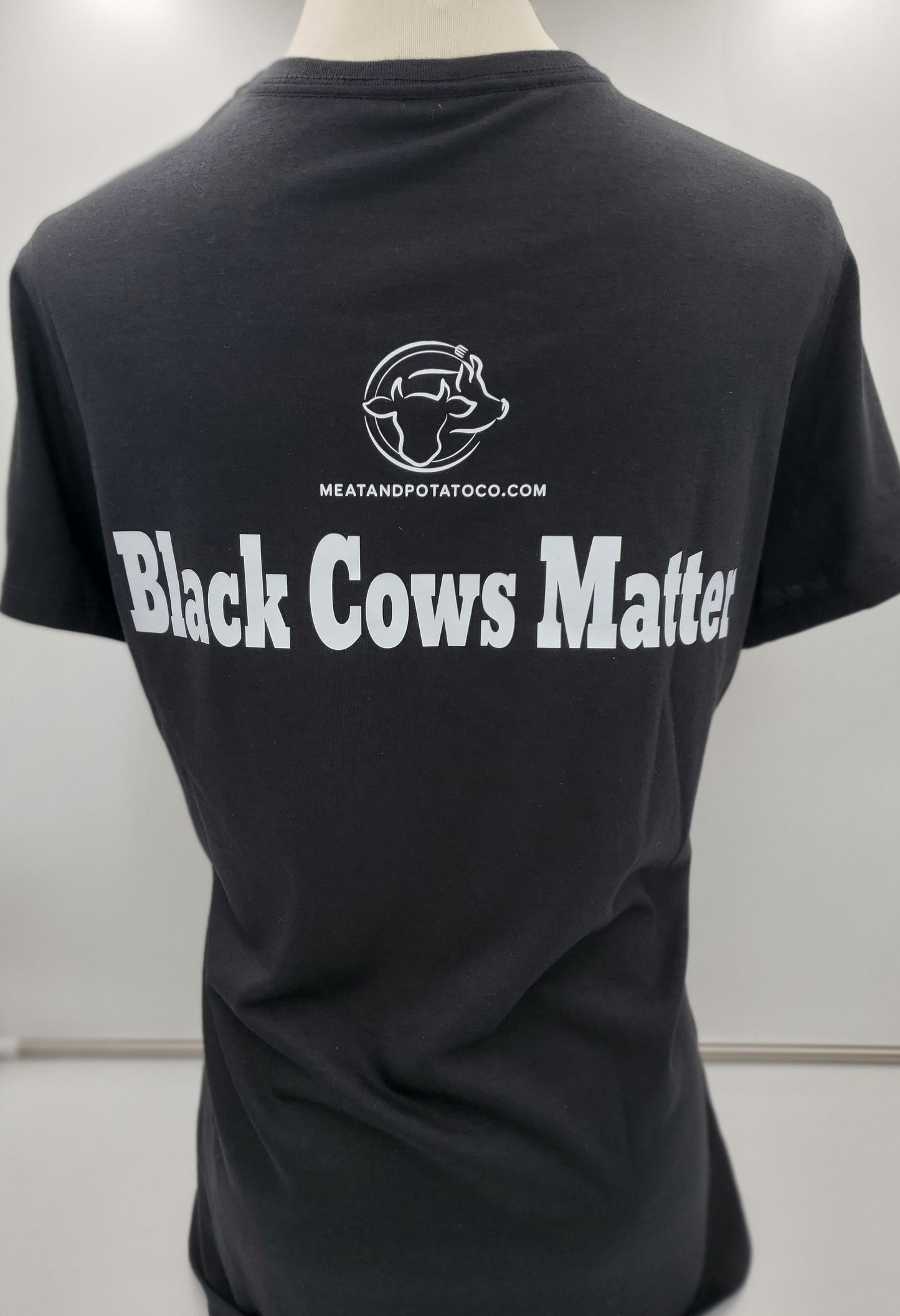 Black Cows Matter Women's Cut shirt