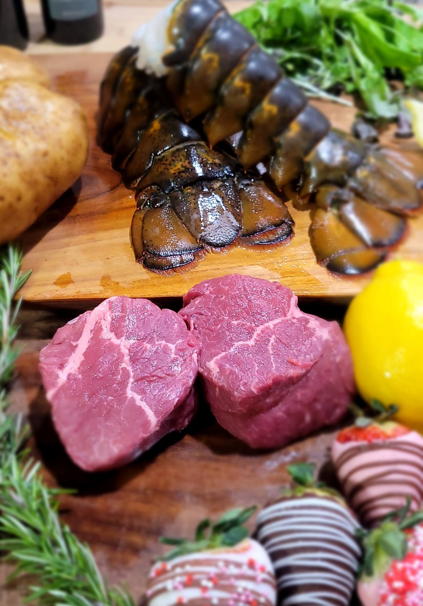 Valentines Steak and Lobster Tail (build your own)