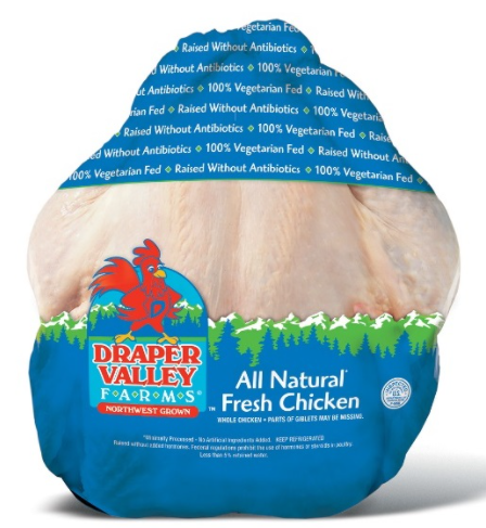 1- Whole Northwest chickens