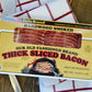 Thick sliced Falls Brand bacon