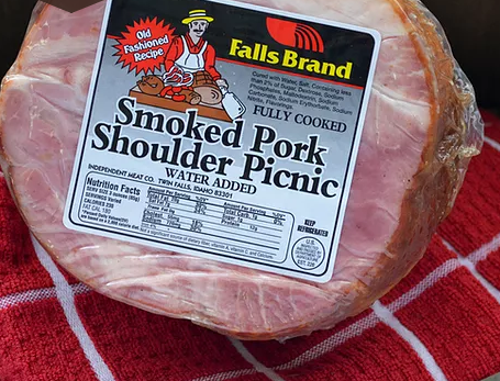Half Smoked Picnic ham