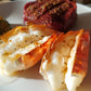 Angus Top Sirloin Steaks and Jumbo Pink Prawns